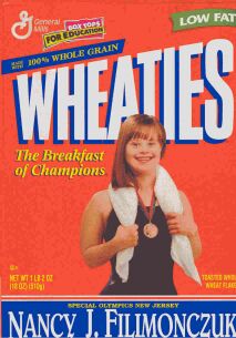 Nancy Filimonczuk Wheaties Box Image